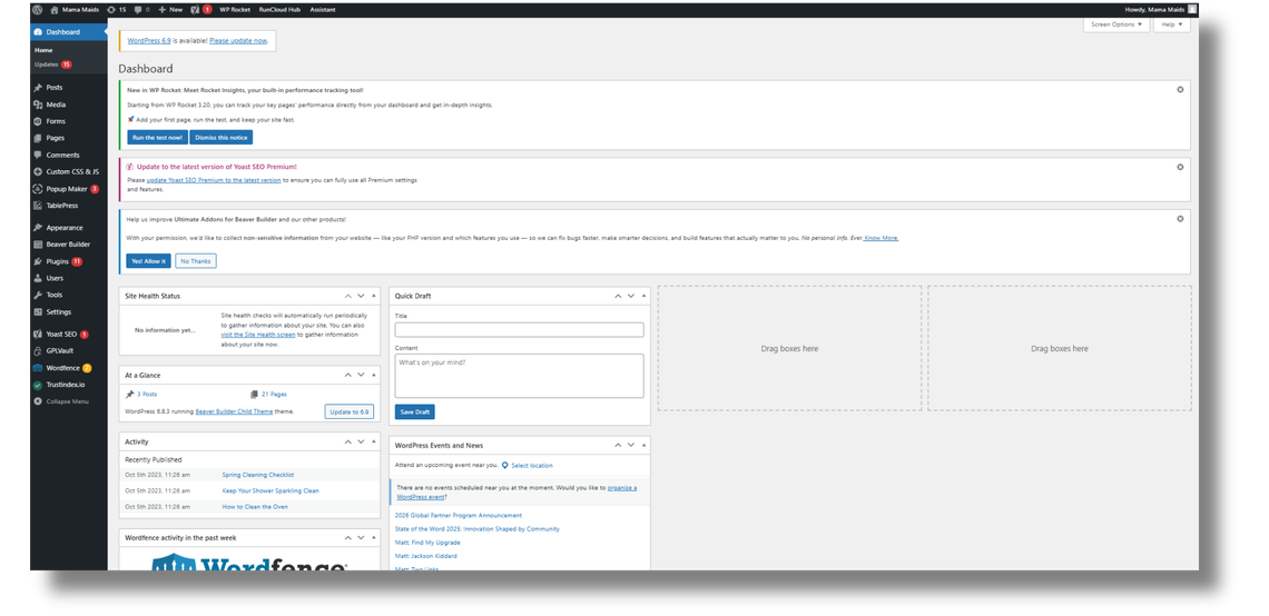 Website & WordPress Editing Preview